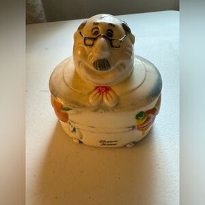 Vintage Denture Holder Chopper Hopper Plastic Bathroom teeth container